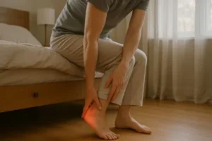 Heel pain caused by plantar fasciitis